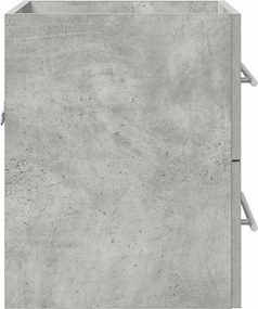 vidaXL Ντουλάπι νιπτήρα Σκυρόδεμα Γκρι 38,5 x 41 x 48 εκ