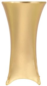 vidaXL Καλύμματα Τραπεζιού Ελαστικά 2 τεμ. Χρυσά 60 εκ.