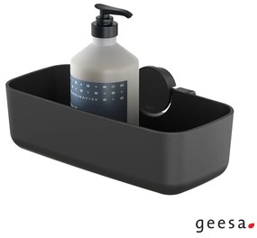 GEESA Opal Σπογγοθήκη Επιτραπέζια Πλαστική Black Matt 300-7214-400