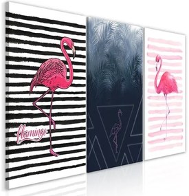 Πίνακας - Flamingos (Collection) - 60x30