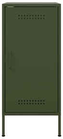 vidaXL Ντουλάπια 2 Τεμ. Λαδί 36 x 39 x 79 εκ. από Χάλυβα