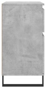 vidaXL Ντουλάπι Γκρι Σκυροδέματος 60x35x70 εκ. Επεξεργασμένο Ξύλο