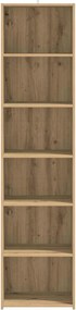 vidaXL Πλαϊνό γραφείο Artisan Δρυς 45 x 41 x 185 εκ.