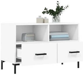 vidaXL Έπιπλο Τηλεόρασης Λευκό 80 x 36 x 50 εκ. από Επεξεργασμένο Ξύλο