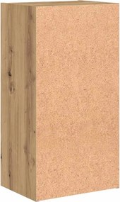 vidaXL Βιβλιοθήκη Αρτισιανή Δρυς 40x30x77 εκ. από Επεξεργασμένο Ξύλο