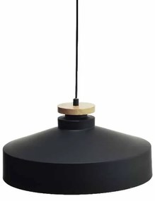 Φωτιστικό Οροφής Μονόφωτο Aca Aeneas KS198940PBW Black Matt
