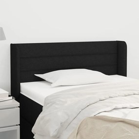 vidaXL Κεφαλάρι με Πτερύγια Μαύρο 93x16x78/88 εκ. Υφασμάτινο