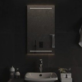 vidaXL Καθρέφτης Μπάνιου με LED 40x70 εκ.