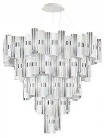 Πολυέλαιος Κρεμαστό Φωτιστικό Οροφής LED 390W Dimmable La Lollona 5 Slamp LALS5XLWHT06T00NMTEU Λευκό