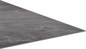 vidaXL Πλάκες Δαπέδου 5,11 τ.μ. 55 pcs PVC Μαύρο και Λευκό