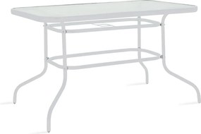 Τραπεζαρία Ensure-Obbi I σετ 5τεμ pakoworld μέταλλο-pe λευκό