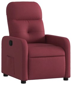 vidaXL Πολυθρόνα Ανακλινόμενη Μπορντό Υφασμάτινη
