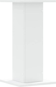 vidaXL Βάσεις Φυτών 2 τεμ. Λευκές 30x30x60 εκ. από Επεξεργασμένο Ξύλο