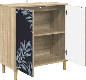 vidaXL Πλαϊνό γραφείο DOKKUM Sonoma 69 x 33 x 75 εκ.