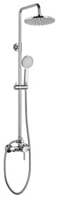 Μπαταρία Σταθερού Ντους Artemis CF031M-C Chrome Karag Ανοξείδωτο Ατσάλι