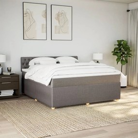 ΚΡΕΒΑΤΙ BOXSPRING ΜΕ ΣΤΡΩΜΑ TAUPE 180X200 ΕΚ. ΥΦΑΣΜΑΤΙΝΟ 3287546