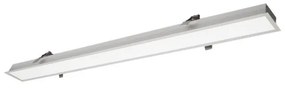 Γραμμικό Φωτιστικό Χωνευτό Viokef Station Ultra 3911-04114-3-U-D3 L1140 3000K Dimmable Ασημί
