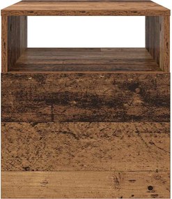 vidaXL End Table Παλιό ξύλο 40,5 x 40 x 45 εκ Επεξεργασμένο ξύλο