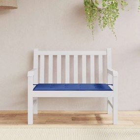 vidaXL Μαξιλάρι Πάγκου Κήπου Μπλε Ρουά 120x50x4 εκ. Ύφασμα Oxford