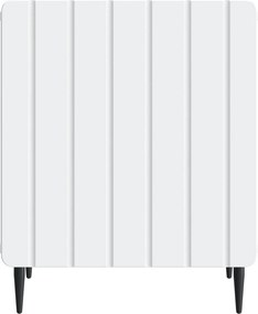vidaXL Κομοδίνο Λευκό 43 x 34,5 x 52 εκ Επεξεργασμένο Ξύλο
