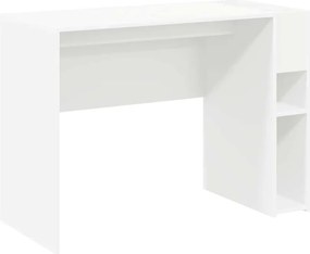 vidaXL Γραφείο Λευκό 109 x 50 x 78 εκ Επεξεργασμένο ξύλο