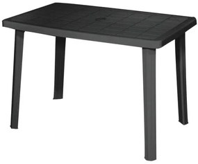 Garden Table Fiore PP Anthracite 110x70x72 εκ.