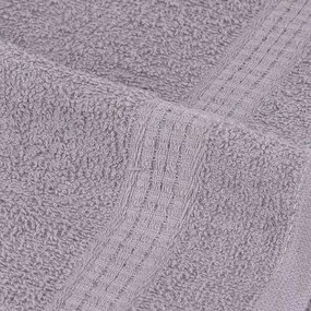 vidaXL Πετσέτες FROGN 4 τεμ. Γκρι 100x200 εκ. 360 γρ./μ²