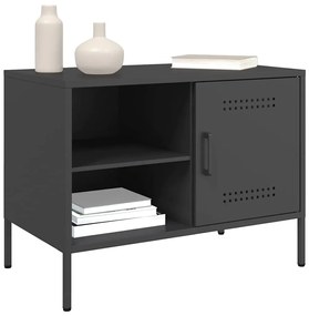 vidaXL Έπιπλο Τηλεόρασης Μαύρο 68x39x50,5 εκ. Ατσάλινο