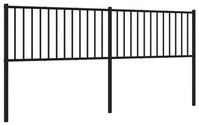 vidaXL Κεφαλάρι Μαύρο 193 εκ. Μεταλλικό