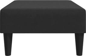 vidaXL Υποπόδιο Μαύρο 77x55x31 εκ. Βελούδινο
