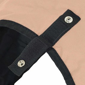 vidaXL Σαμάρι Ίππου Καπουτσίνο 85 cm Πολυεστέρας