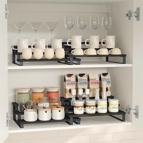 Ράφια Οργάνωσης (Σετ 2τμχ) Songmics KCS116B01