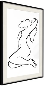 Αφίσα - Coquettish Pose - 20x30 - Μαύρο - Με πασπαρτού