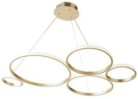 Φωτιστικό Οροφής Led Pois SO.POIS/ORO Gold Ondaluce Metal
