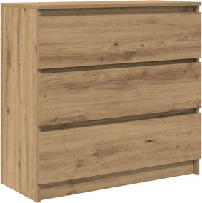 vidaXL Μπουφές Τεχνίτης Δρυς 80x35x76 εκ. Επεξεργασμένο Ξύλο