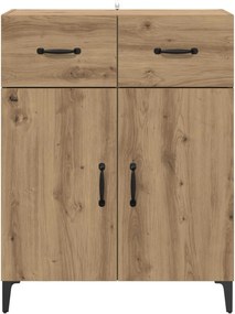 vidaXL Πλαϊνό γραφείο Artisan Oak 69,5 x 34 x 90 εκ.