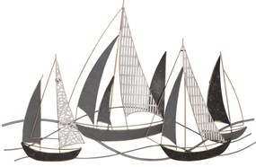 ΜΕΤΑΛΛΙΚΟ ΔΙΑΚΟΣΜΗΤΙΚΟ ΤΟΙΧΟΥ  ΑΝΘΡΑΚΙ ΛΕΥΚΟ ΧΡΥΣΟ 92x3x56Y εκ.