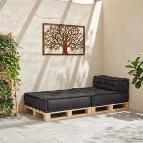 vidaXL Μοντέρνο Καναπέ-Σετ Ανθρακί 70x70x54 Ύφασμα