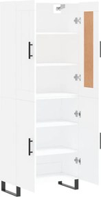 vidaXL Ντουλάπι Λευκό 69,5x34x180 εκ. από Επεξεργασμένο Ξύλο