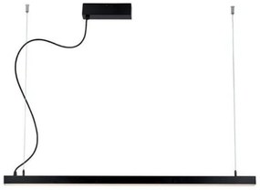 Φωτιστικό κρεμαστό LED Avenue Linear Systems λευκό μαύρο Viokef-3994601-Μαύρο 3994601
