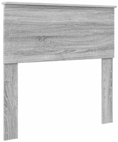 vidaXL Σκελετός Κρεβατιού Γκρίζο Σονομα 70 x 190 cm Επεξεργασμένο ξύλο