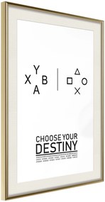 Αφίσα - Which Team Are You On? - 30x45 - Χρυσό - Με πασπαρτού