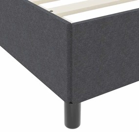 vidaXL Σκελετός Κρεβατιού Σκούρο γκρι 80 x 200 cm Βελούδο