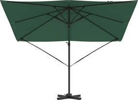 vidaXL Ρώμη Ομπρέλα Πράσινο 286 x 284 x 265 εκ