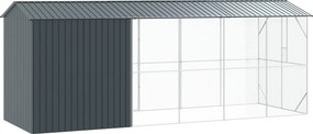 vidaXL Κλουβί Πουλιών Ανθρακί 645 x 208 x 247 εκ
