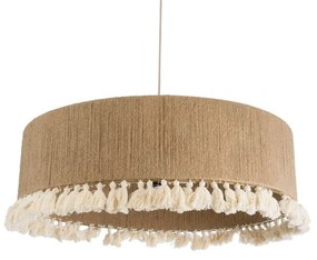 Φωτιστικό Οροφής Κρεμαστό Puertorico 02095 Boho 3xE27 IP20 80x27cm Beige-White GloboStar