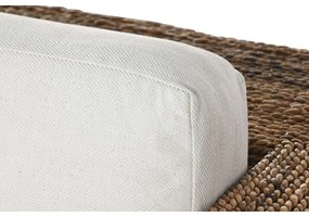 Καναπές κήπου Home ESPRIT Λευκό Φυσικό 192 x 92 x 65 cm