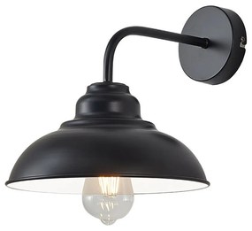 Φωτιστικό Επίτοιχο Braytron BV05-00025 Μαύρο Ματ (Black Mat)