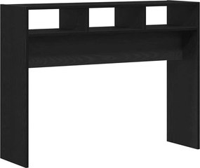 vidaXL Τραπέζι κονσόλας Μαύρη δρυς 105 x 30 x 80 εκ.