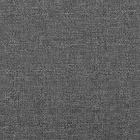 Πλαίσιο Κρεβατιού με Κεφαλάρι Σκ. Γκρι 160x200 εκ. Υφασμάτινο - Γκρι
